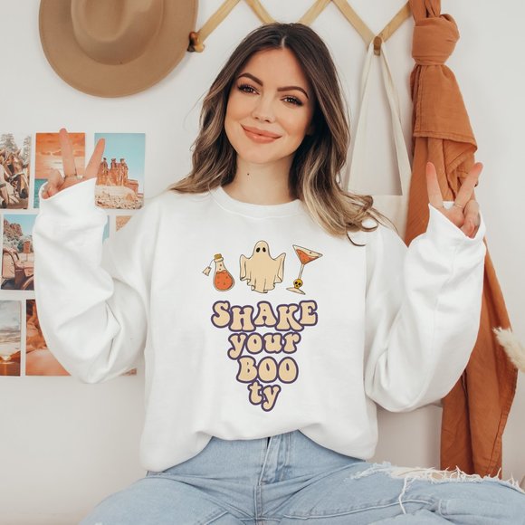 SimplyBeverly Sweaters - Shake Your Booty Halloween Sweatshirt